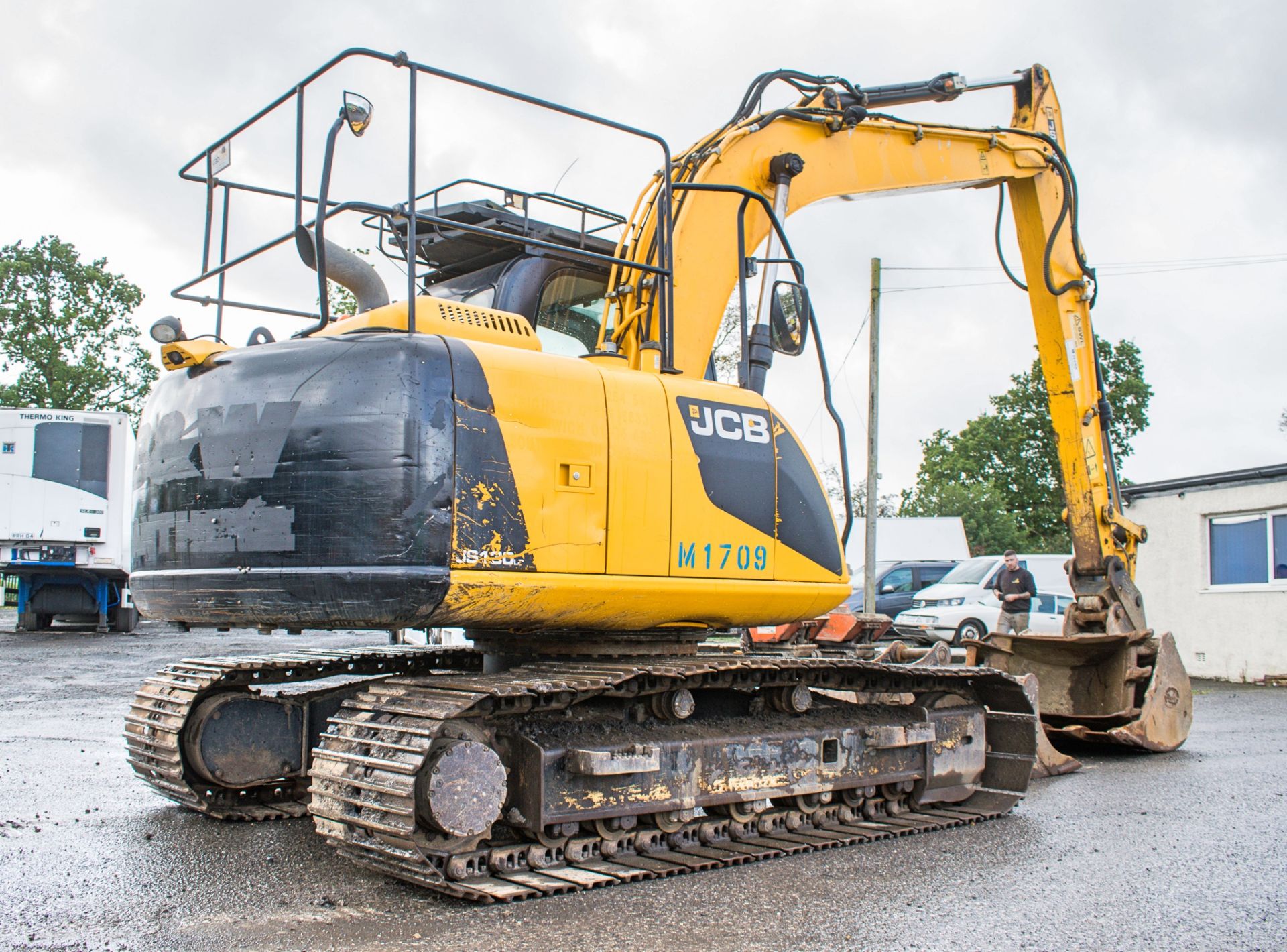 JCB JS130 LC 14 tonne steel tracked excavator Year: 2014 S/N: 2134023 Recorded Hours: 6798 auxillary - Bild 4 aus 22