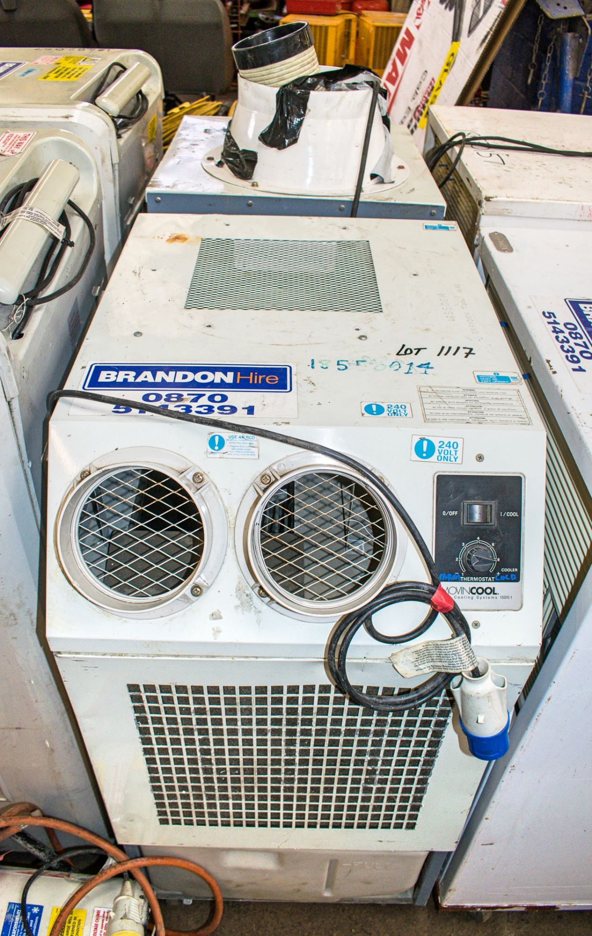 2 - Movincool 240v air conditioning units