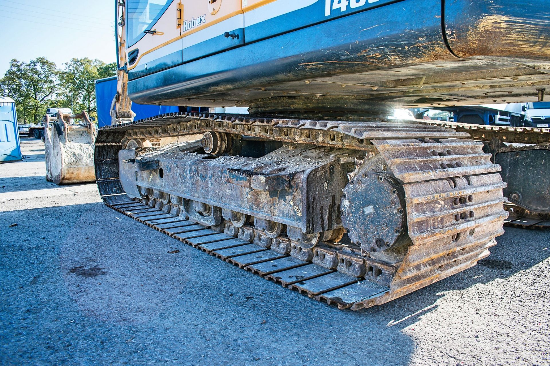 2016 Hyundai R140 LC -9A 14 tonne steel tracked excavator  Year: 2016 S/N: HHKHZ409PG0000700 - Image 7 of 26