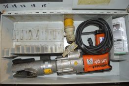 Novopress 110v pipe press machine c/w carry case