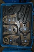 Geberit pipe press tooling c/w carry case