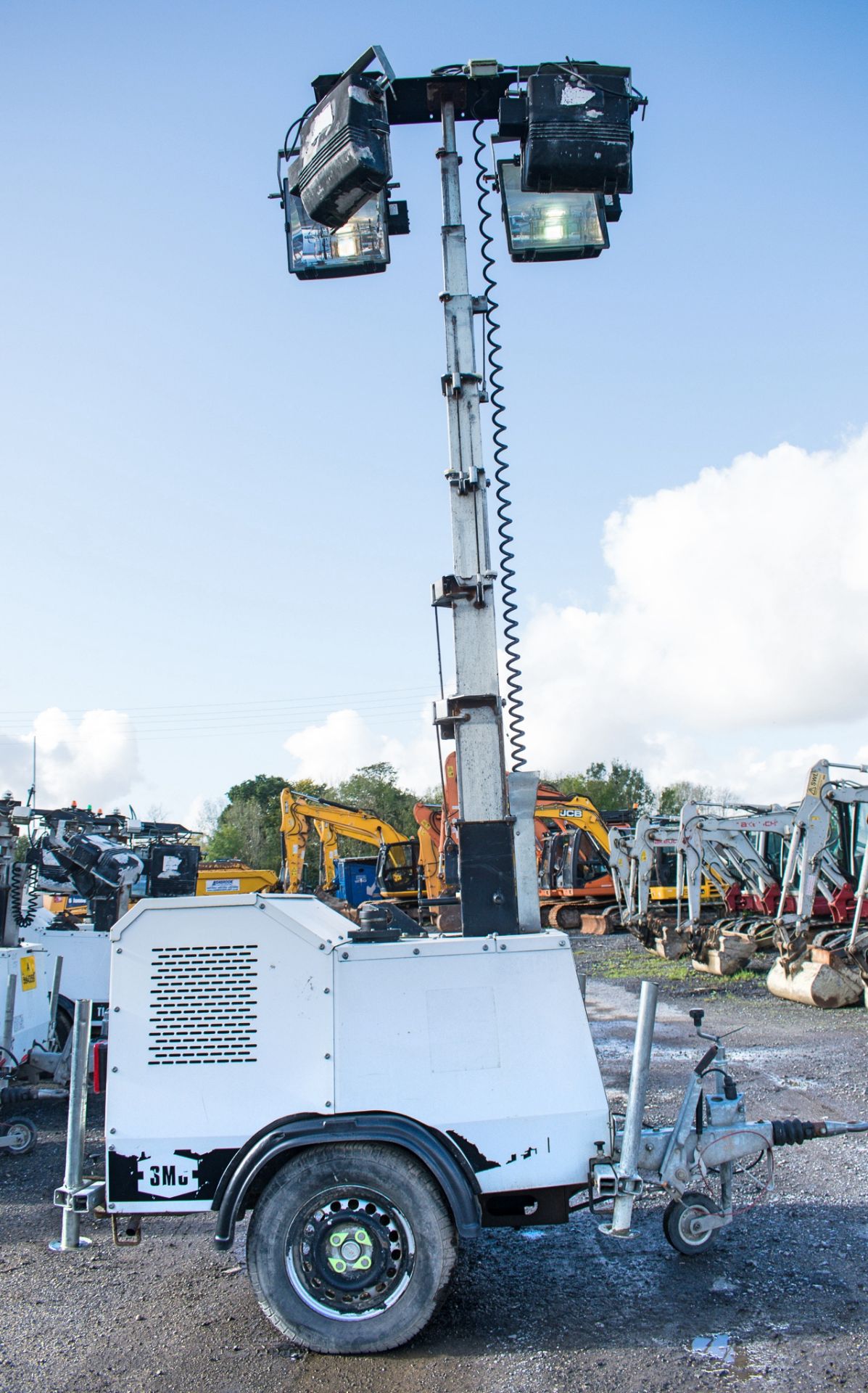 SMC TL-90 diesel driven mobile lighting tower Year: 2012 S/N: 129399 Recorded hours: 4493 R380158 - Image 6 of 8