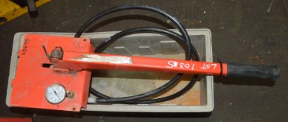 Ridgid pressure tester