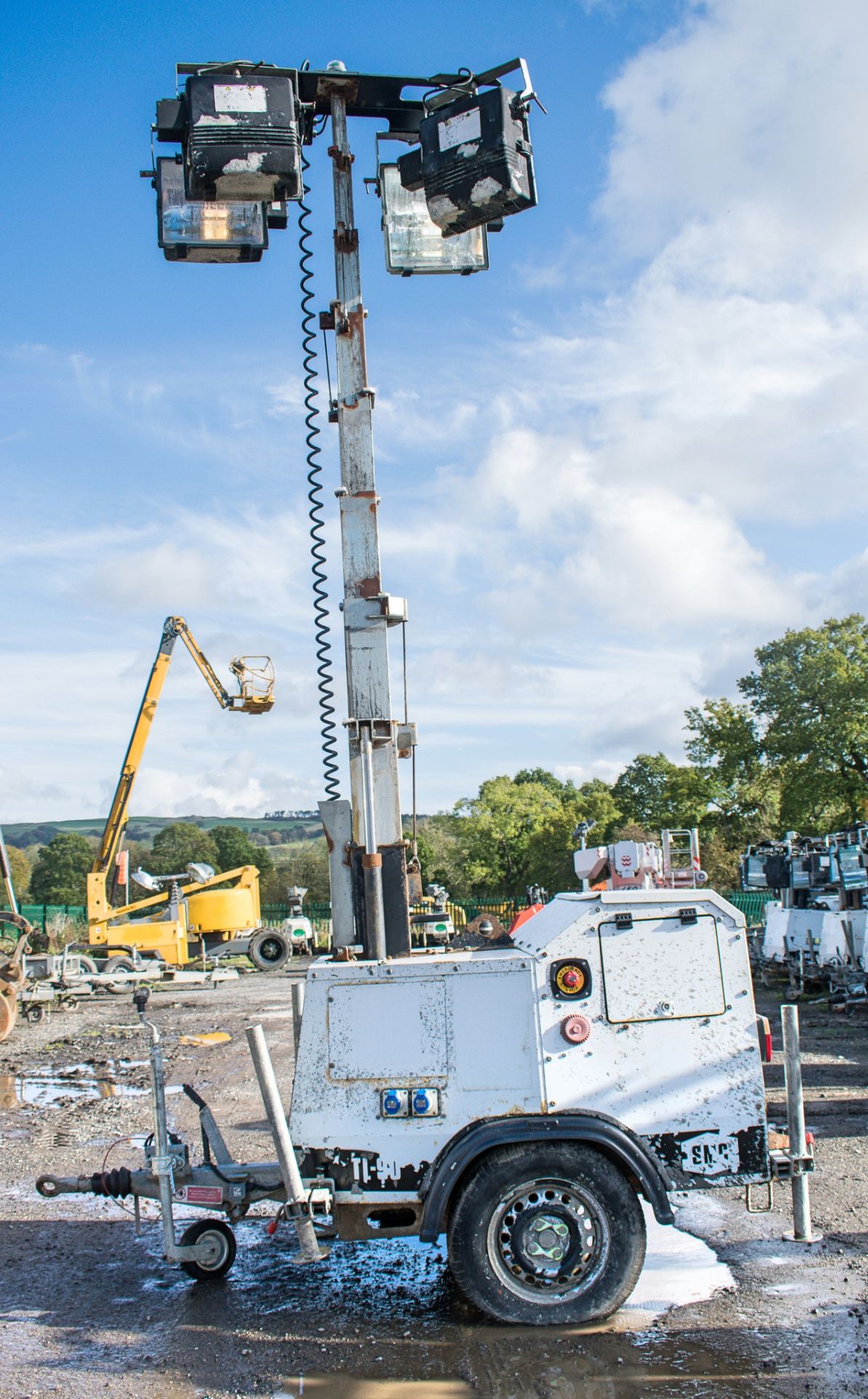 SMC TL-90 diesel driven mobile lighting tower Year: 2012 S/N: 129348 Recorded hours: 2184 - Image 5 of 8