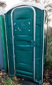 Plastic portable site toilet