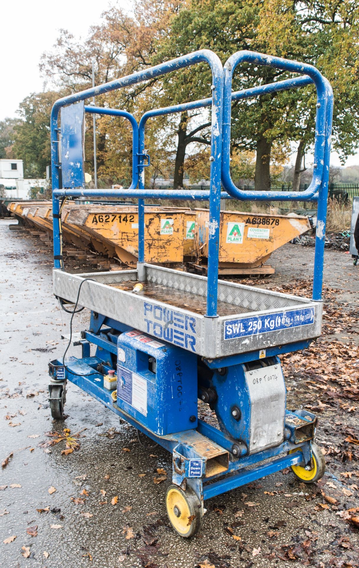 Power Tower battery electric push along access platform 08PT0074 - Image 2 of 5