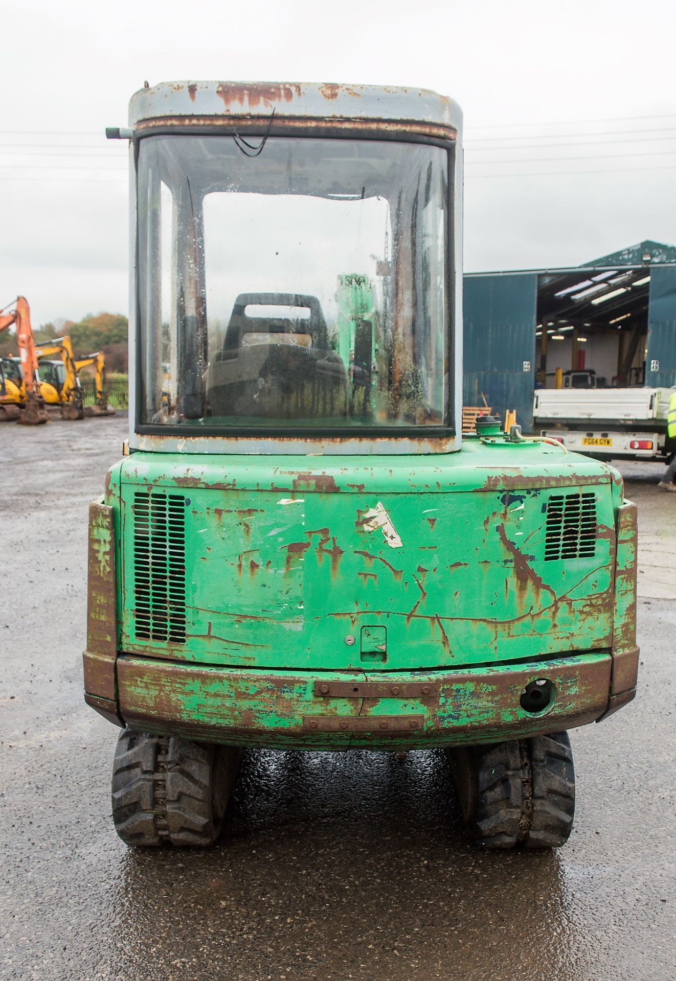 Kubota KX71 2.8 tonne rubber tracked mini excavator S/N: 56354 Recorded Hours: 2611 blade, piped & 3 - Image 6 of 19