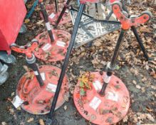 2 - Ridgid pipe roller stands