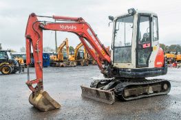 Kubota KX61-3 2.5 tonne rubber tracked mini excavator Year: 2012 S/N: 79211 Recorded Hours: 3061