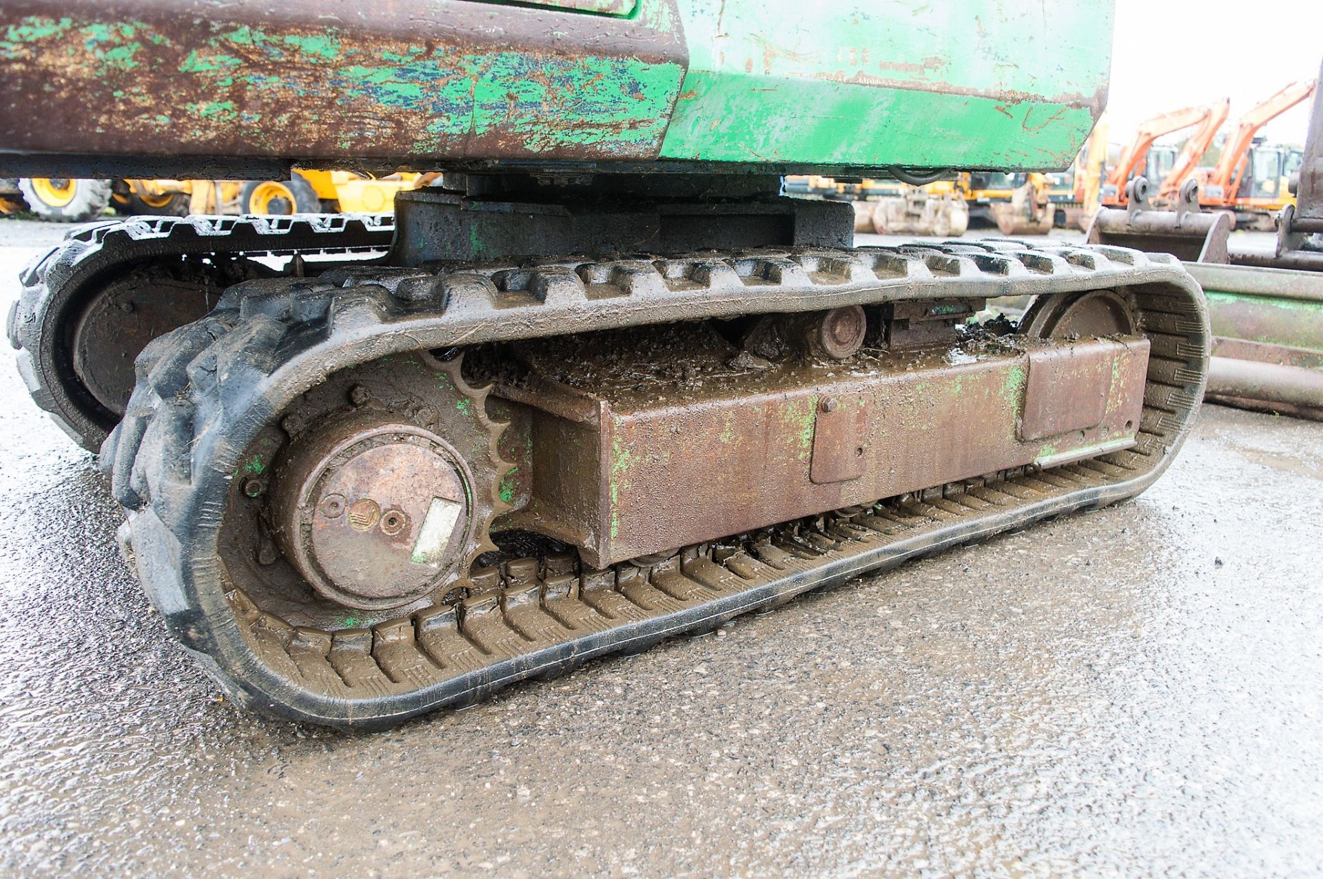 Kubota KX71 2.8 tonne rubber tracked mini excavator S/N: 56354 Recorded Hours: 2611 blade, piped & 3 - Image 9 of 19