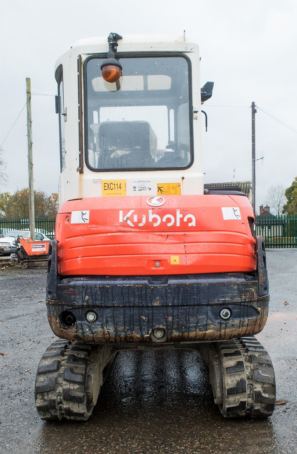 Kubota KX61-3 2.5 tonne rubber tracked mini excavator Year: 2012 S/N: 79211 Recorded Hours: 3061 - Image 6 of 19