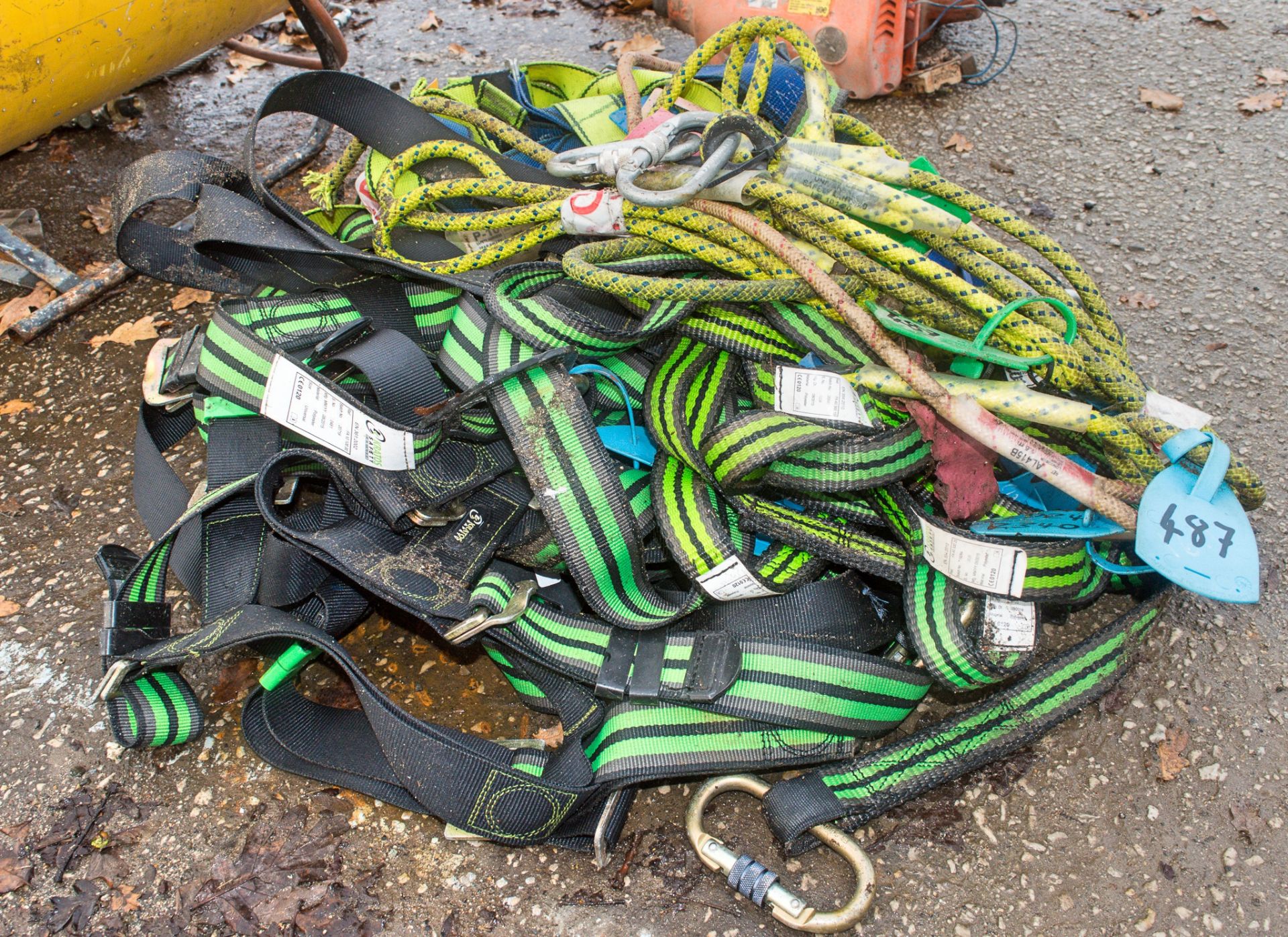 Quantity of personnel safety harnesses & lanyards