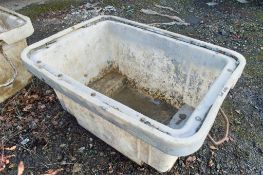 Plastic mortar tub