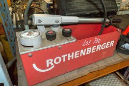 Rothenberger manual pressure tester