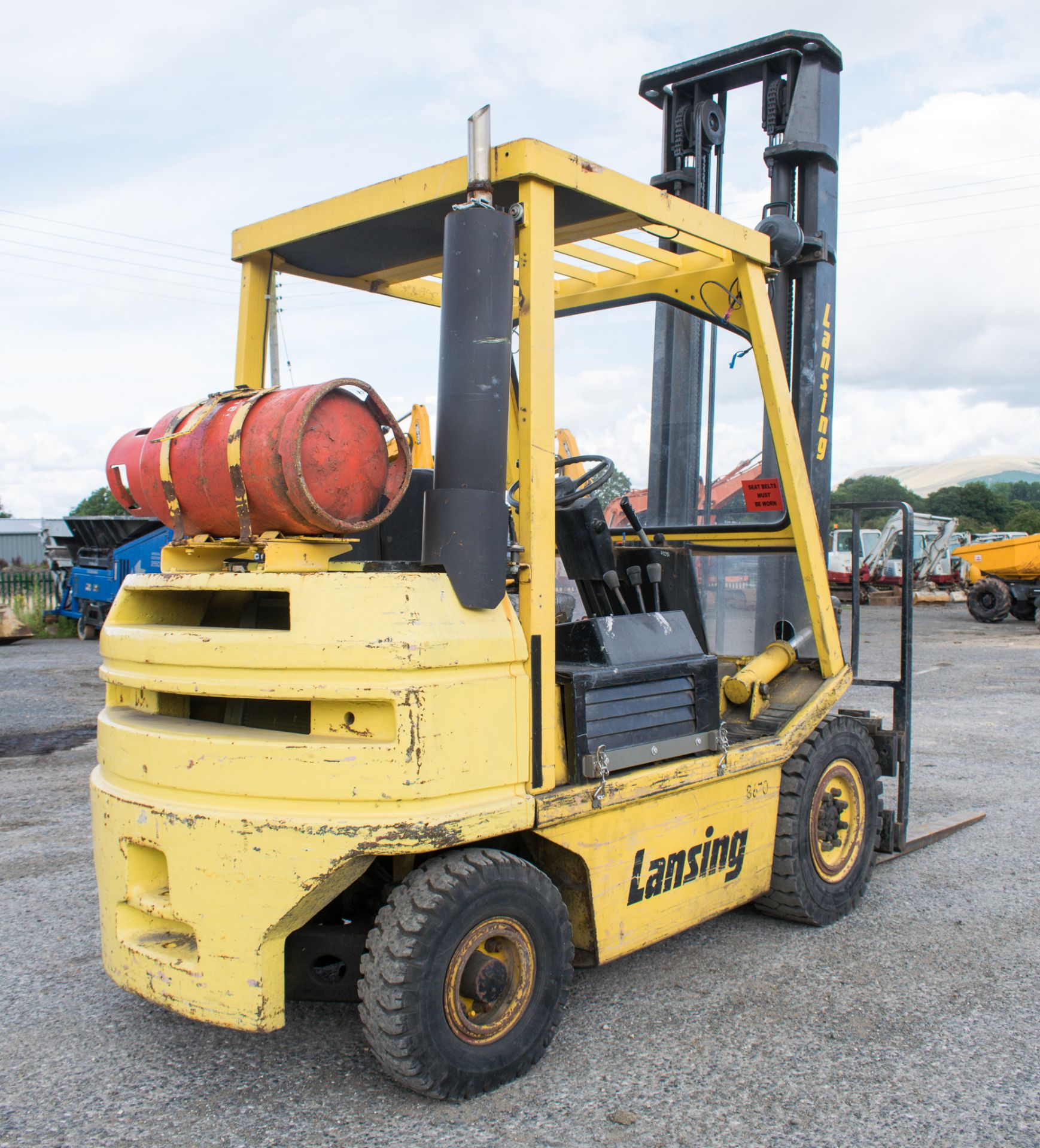 Lansing 7/2.5 2.5 tonne gas powered fork lift truck S/N: 36725 Recorded Hours: 219 - Image 3 of 12