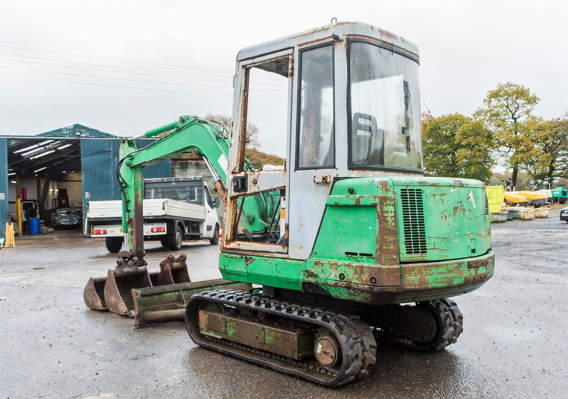 Kubota KX71 2.8 tonne rubber tracked mini excavator S/N: 56354 Recorded Hours: 2611 blade, piped & 3 - Image 3 of 19