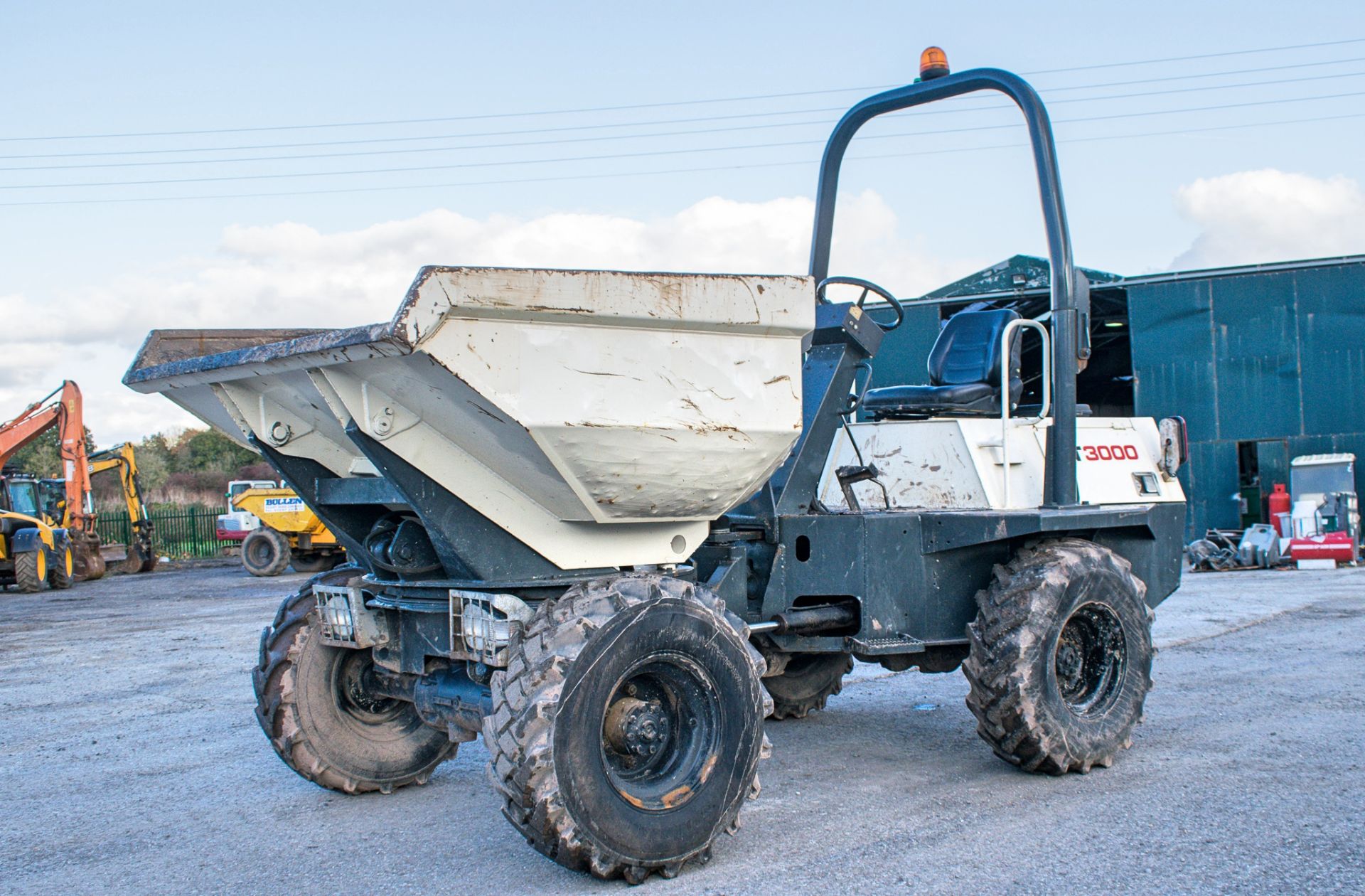 Benford Terex 3 tonne swivel skip dumper Year: 2007 S/N: E705FS196 Recorded Hours: Not displayed (