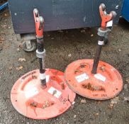 2 - Ridgid pipe stand/rollers