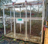 Steel first aid personnel lifting cage