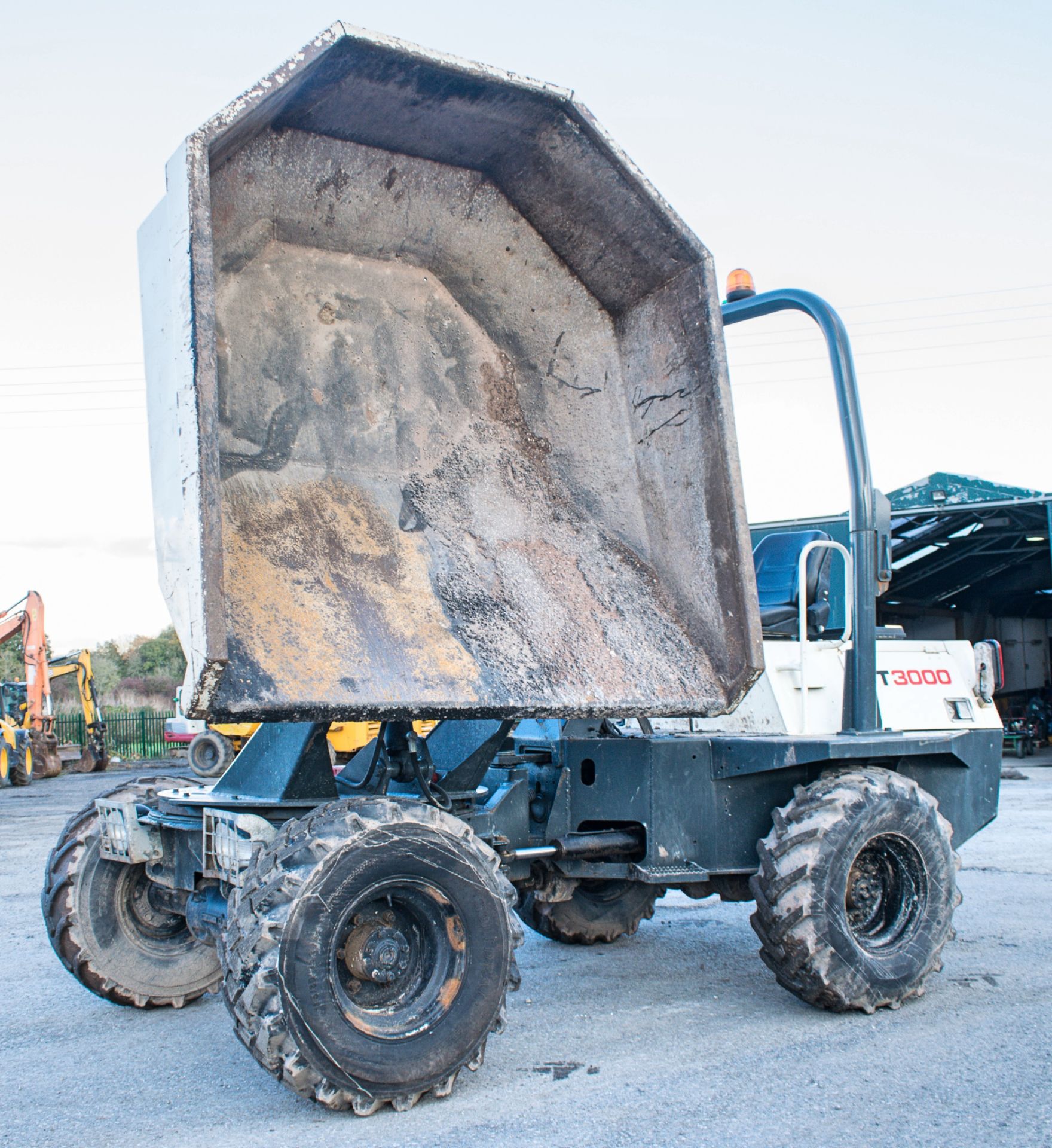 Benford Terex 3 tonne swivel skip dumper Year: 2007 S/N: E705FS196 Recorded Hours: Not displayed ( - Image 14 of 36