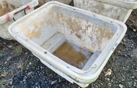 Plastic mortar tub