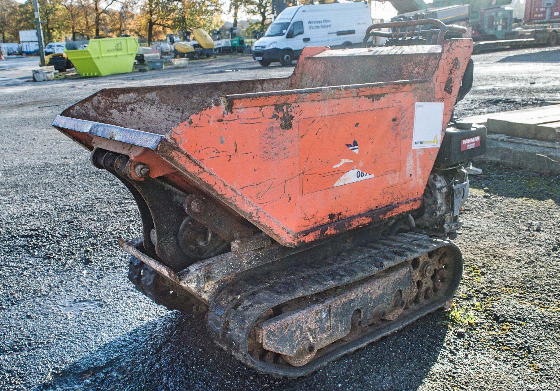 CORMIDI C6.50 TWHTD diesel driven walk behind high tip rubber tracked dumper Year: 2007 S/N: