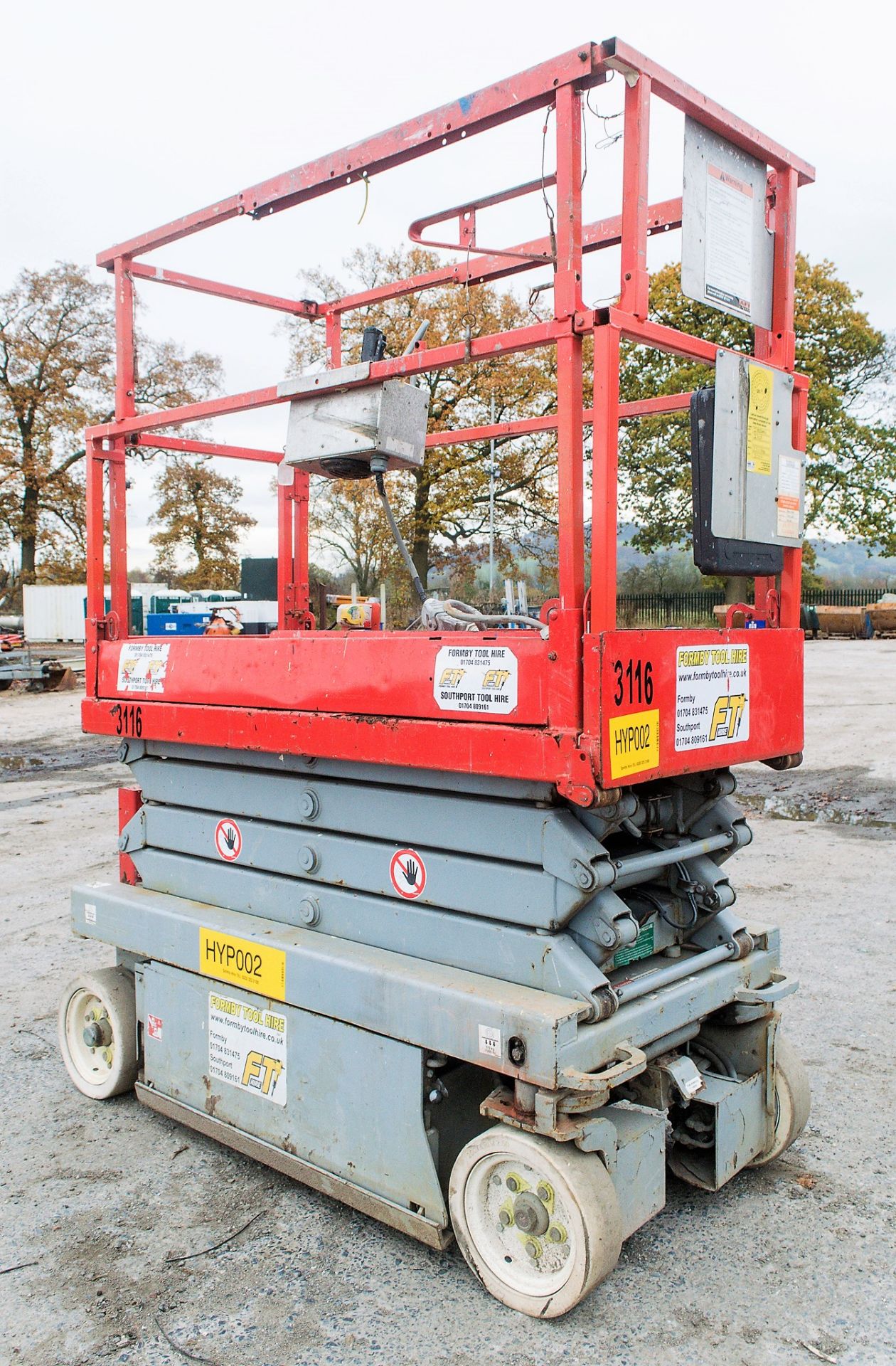 Skyjack SJ 3219 6 metre battery electric scissor lift access platform S/N: 22011960 HYP002 - Image 2 of 9