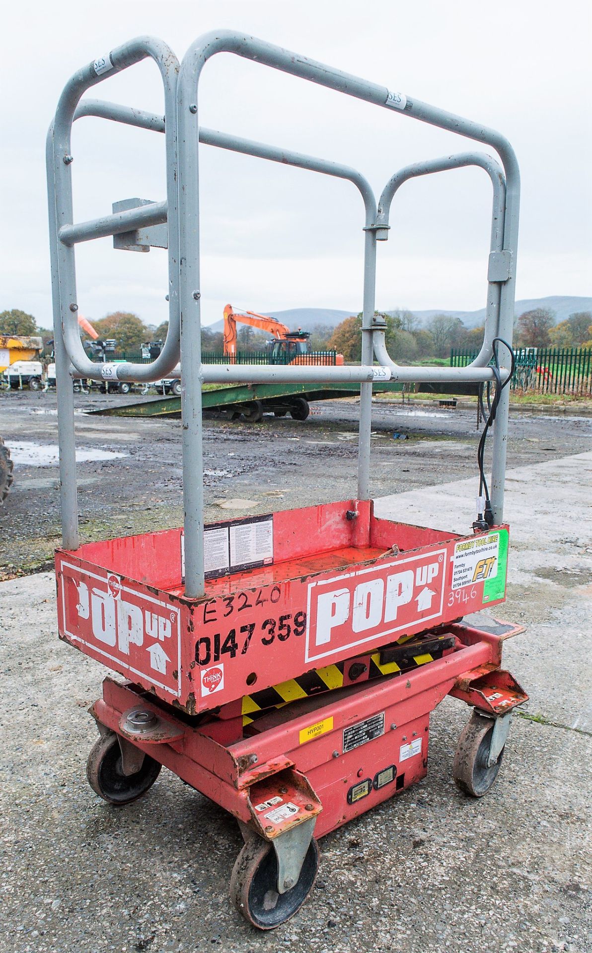 Pop Up push along battery electric access platform HYP001 - Image 2 of 6