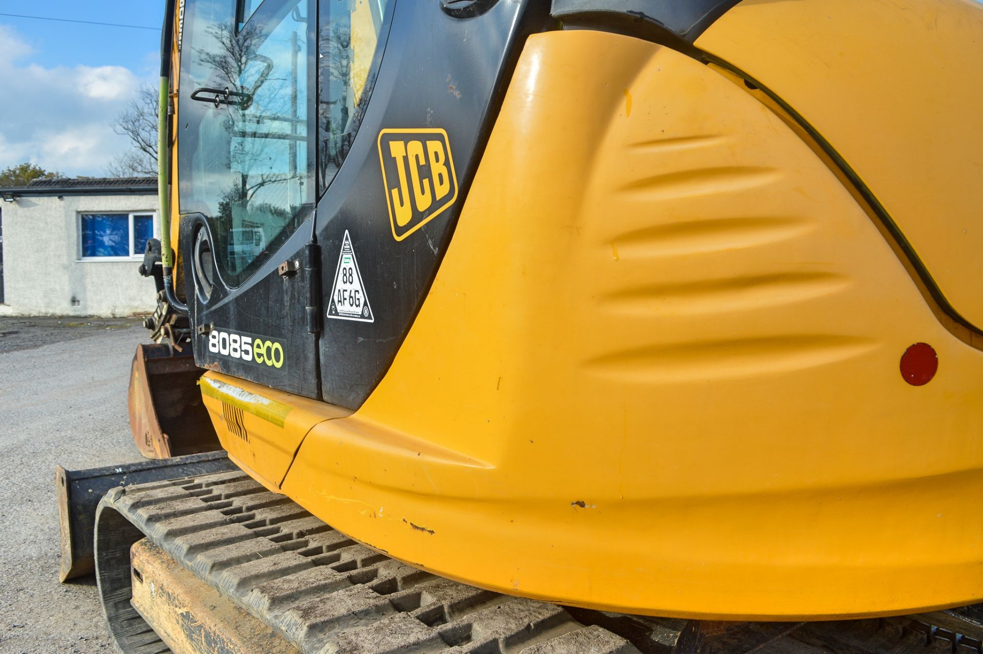 JCB 8085 ZTS 8.5 tonne rubber tracked midi excavator Year: 2012 S/N: 1072502 Recorded Hours: 3250 - Image 20 of 24