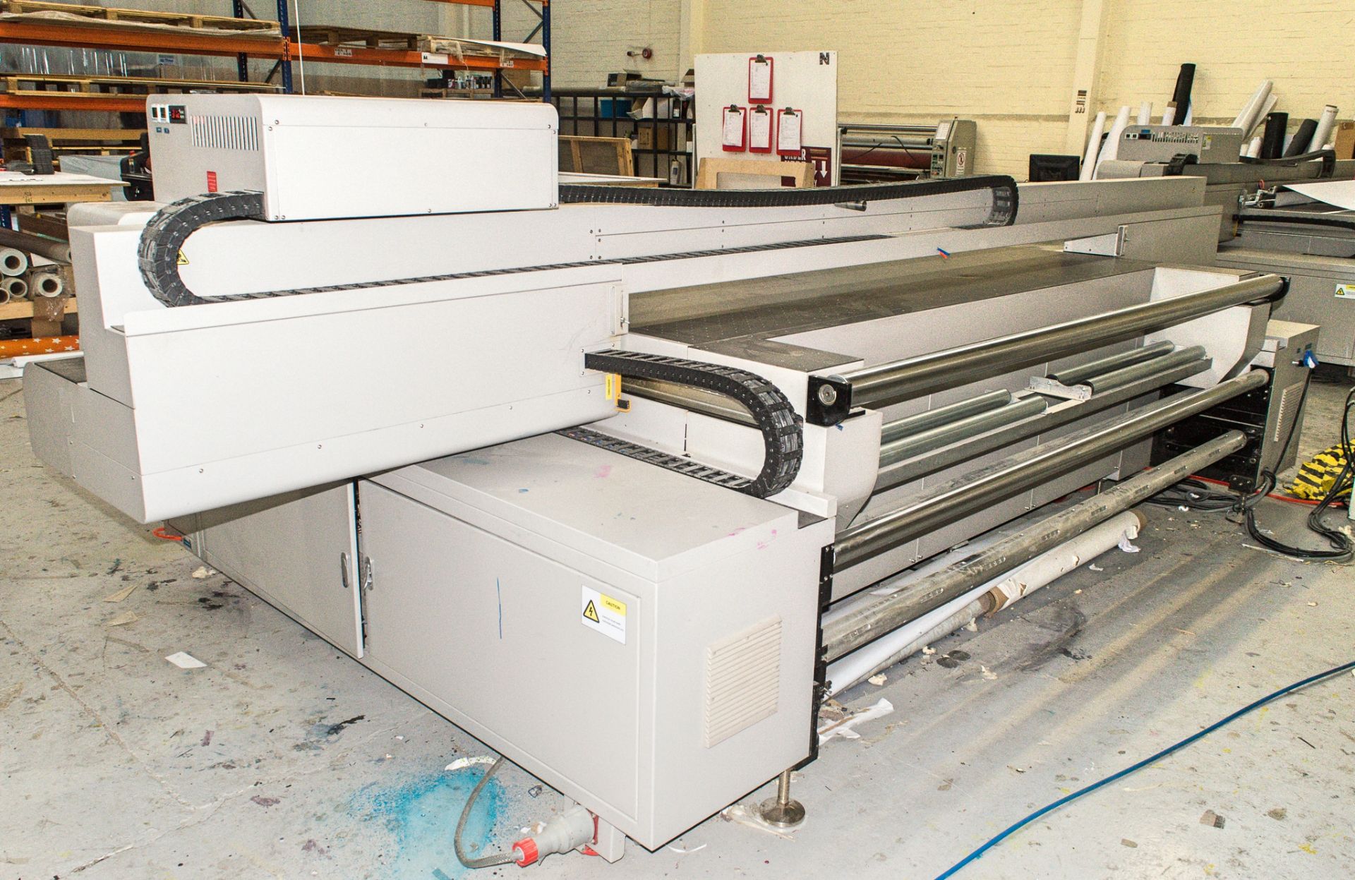 Longier FR3750 UV LED digital colour printing machine Year: 2004 Bed Size: 260 cm x 150 cm c/w water - Image 3 of 12