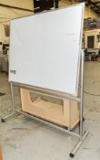 Mobile whiteboard Dimensions 150 cm x 120 cm