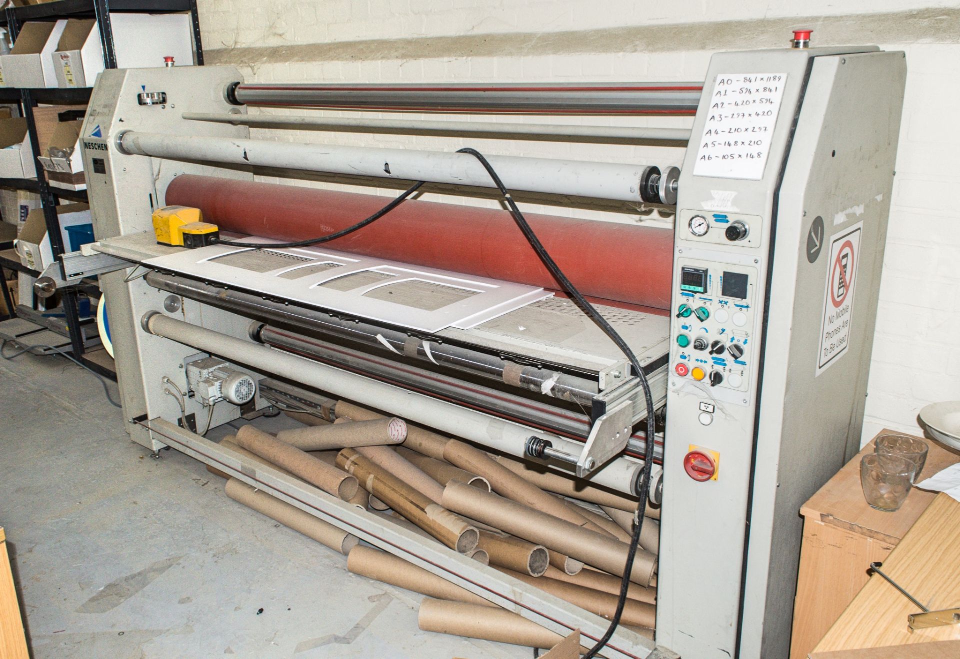 Neschen laminator Roll size: 207 cm c/w foot pedal