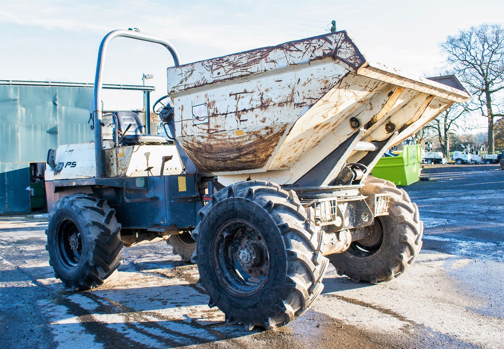 Benford Terex 6 tonne swivel skip dumper Year: 2008 S/N: E801FX824 Recorded Hours: 3399 1402 - Image 2 of 18