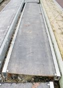 Aluminium staging board approximately 7 ft