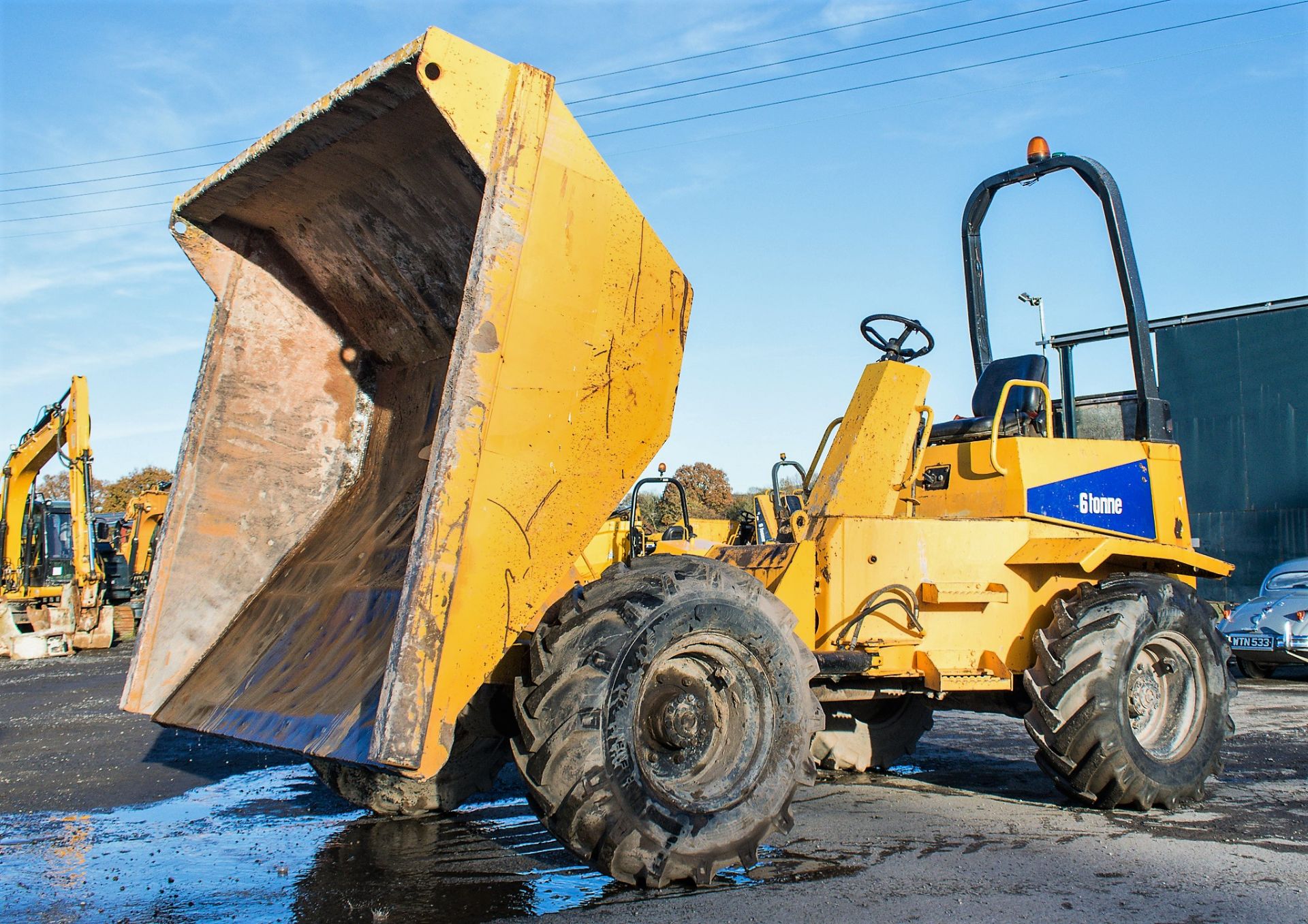 Thwaites 6 tonne straight skip dumper Year: 2005 S/N: 7A7406 Recorded Hours: 3674 1903 - Image 7 of 18