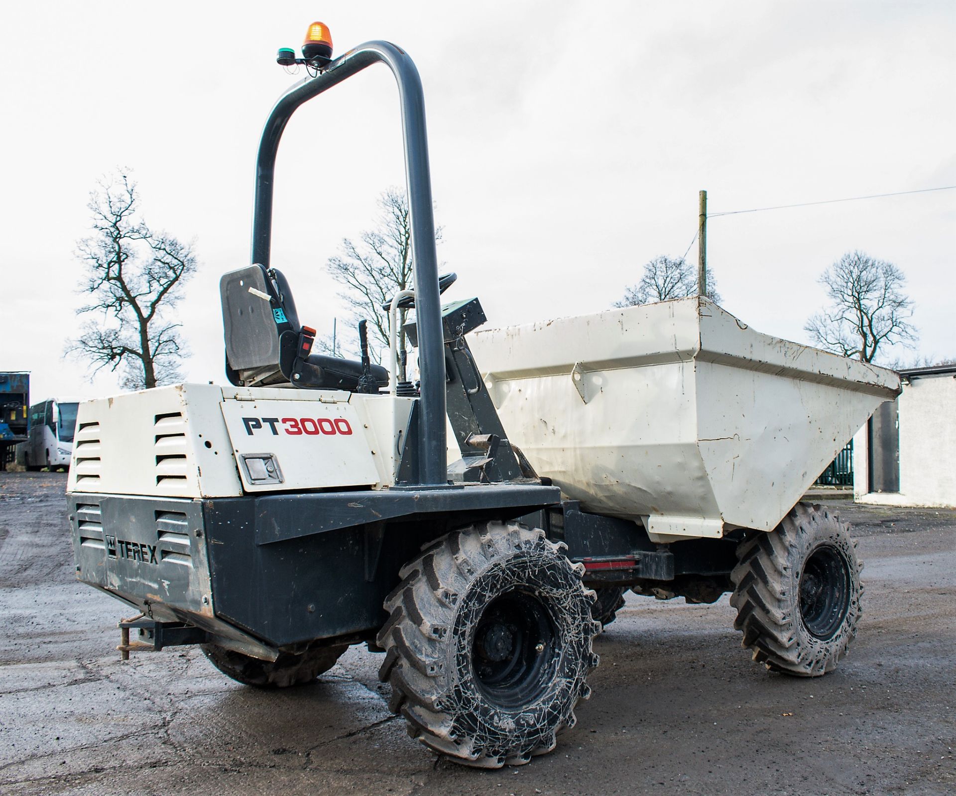 Benford Terex 3 tonne straight skip dumper Year: 2005 S/N: E512FR001 Recorded Hours: 2620 D1272 - Image 4 of 19