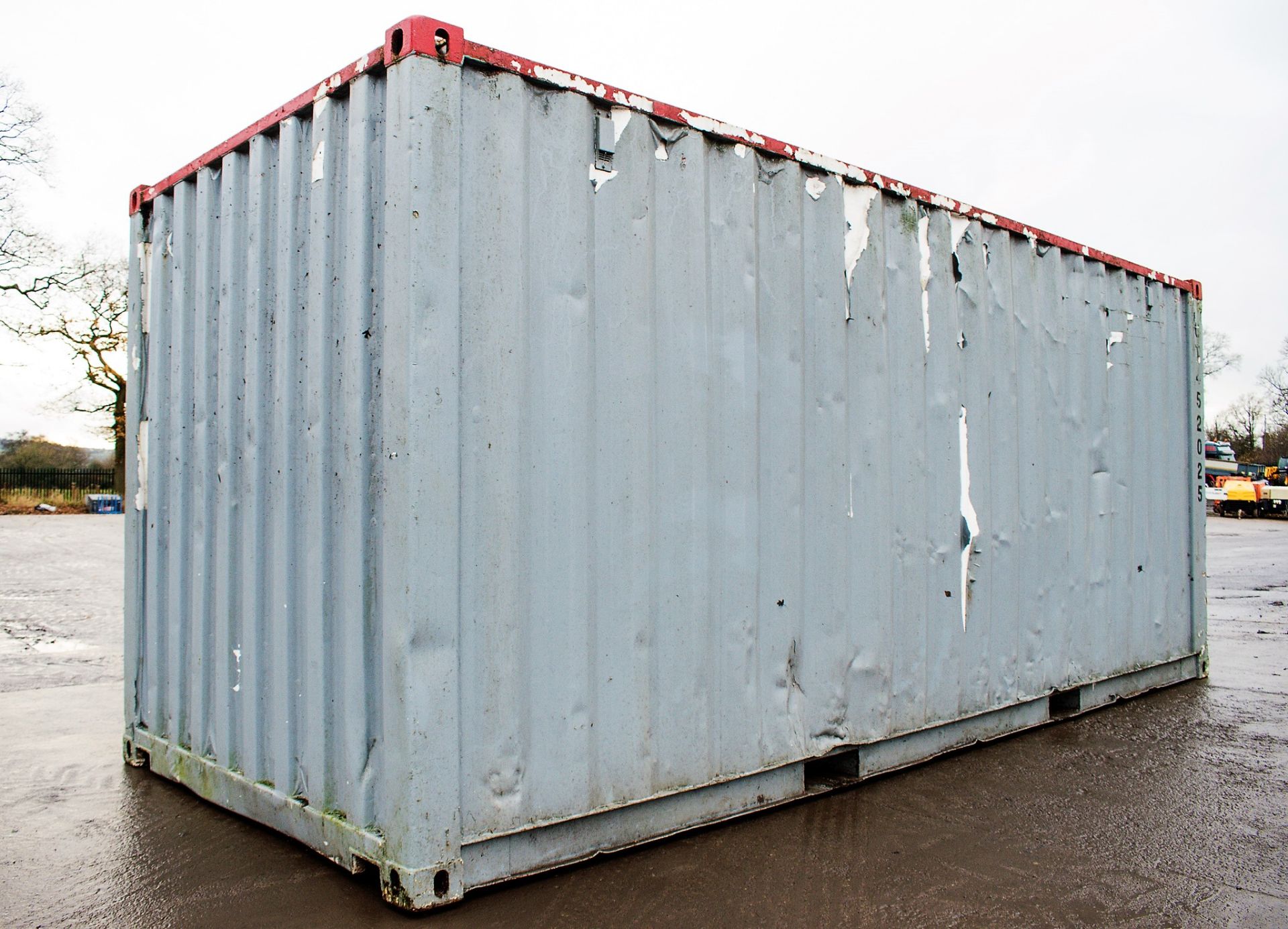 20 ft x 8 ft steel shipping container c/w keys - Image 3 of 7