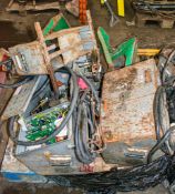 Pallet of fusion welding equipment as photographed