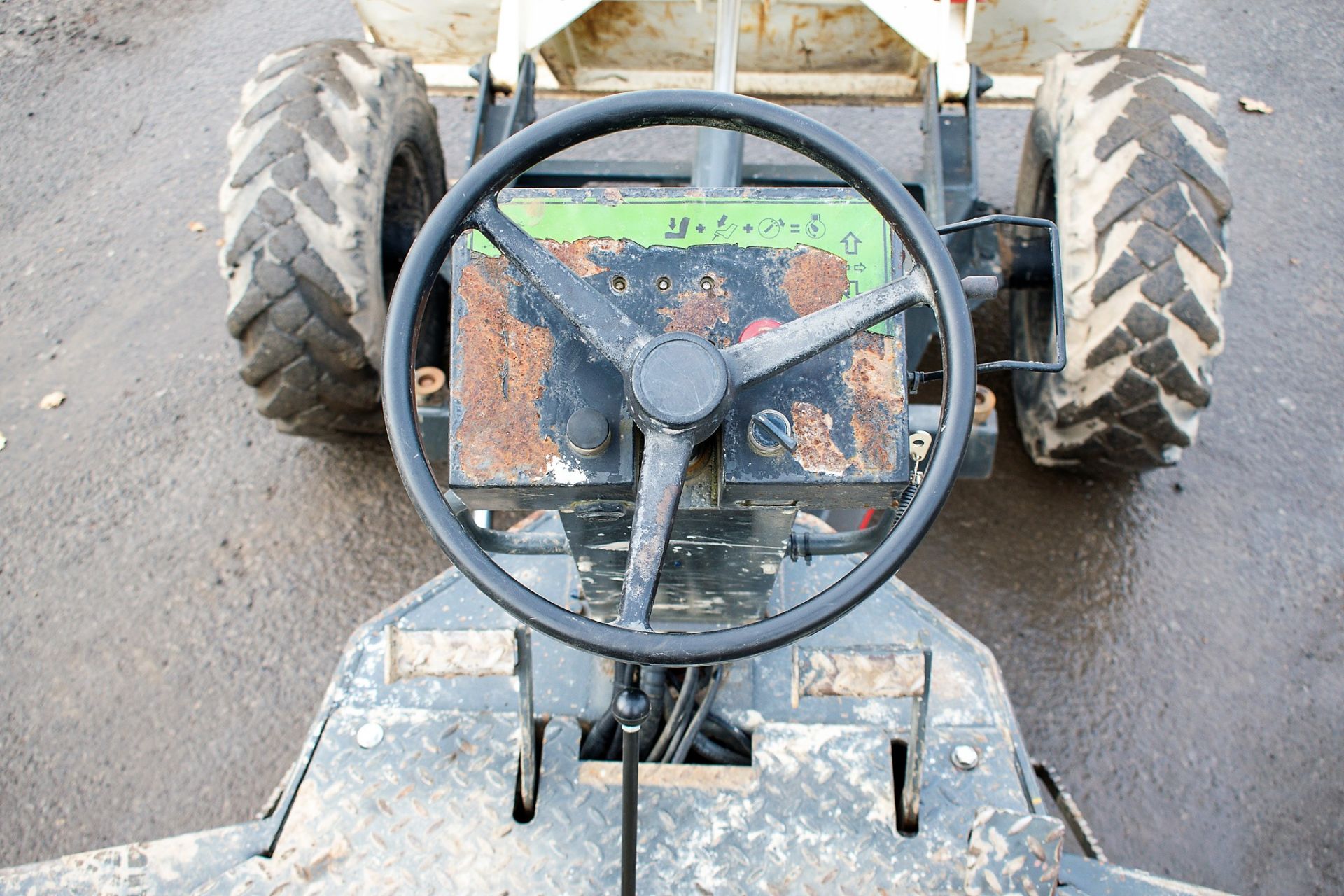 Benford Terex 3 tonne straight skip dumper Year: 2007 S/N: E709FR257 Recorded Hours: 2084 D2087 - Image 18 of 19