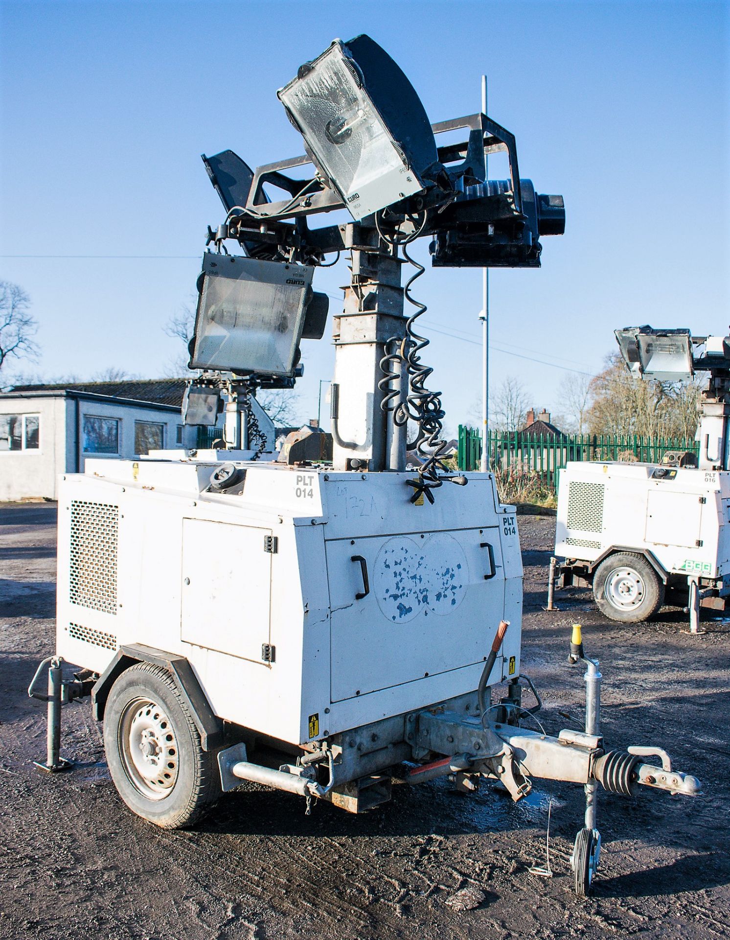 BGG diesel driven mobile lighting tower Recorded Hours: 303 PLT014 - Image 4 of 8