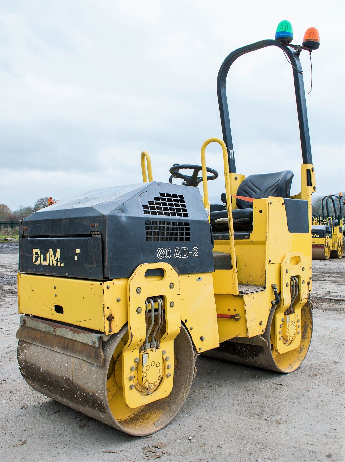 Bomag BW80 AD-2 double drum ride on roller Year: 2006 S/N: 426837 Recorded Hours: 770 R1291