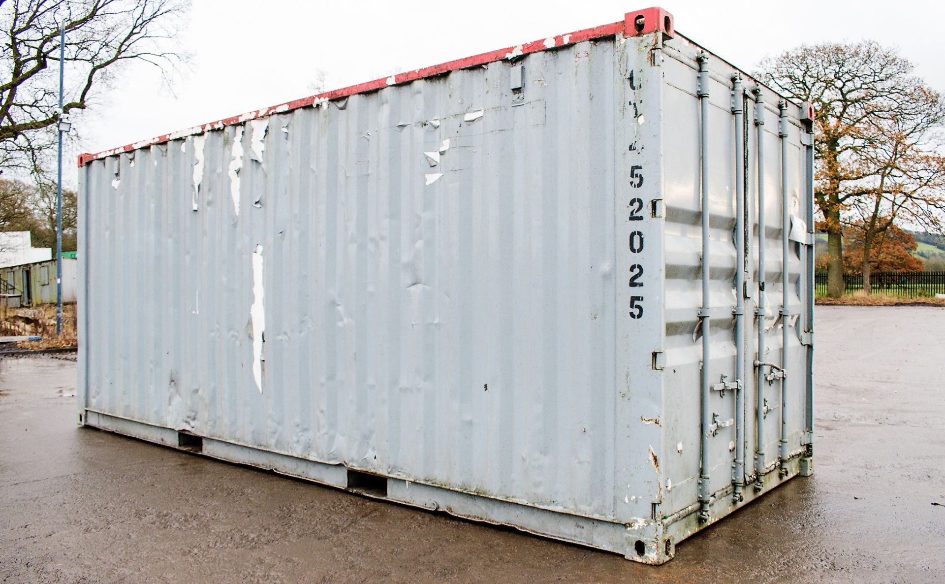 20 ft x 8 ft steel shipping container c/w keys - Image 4 of 7