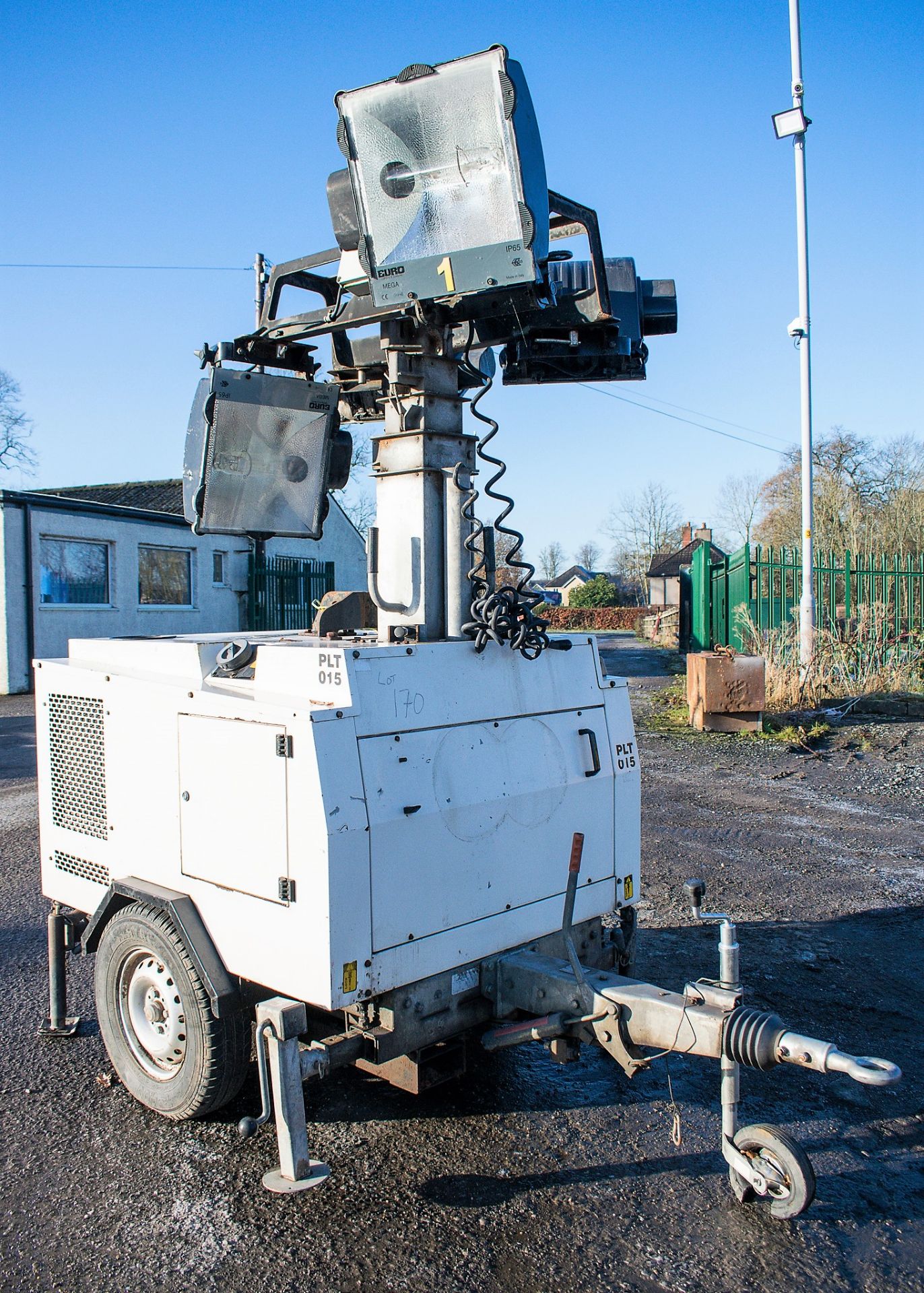 BGG diesel driven mobile lighting tower Recorded Hours: 1002 PLT015 - Image 4 of 8