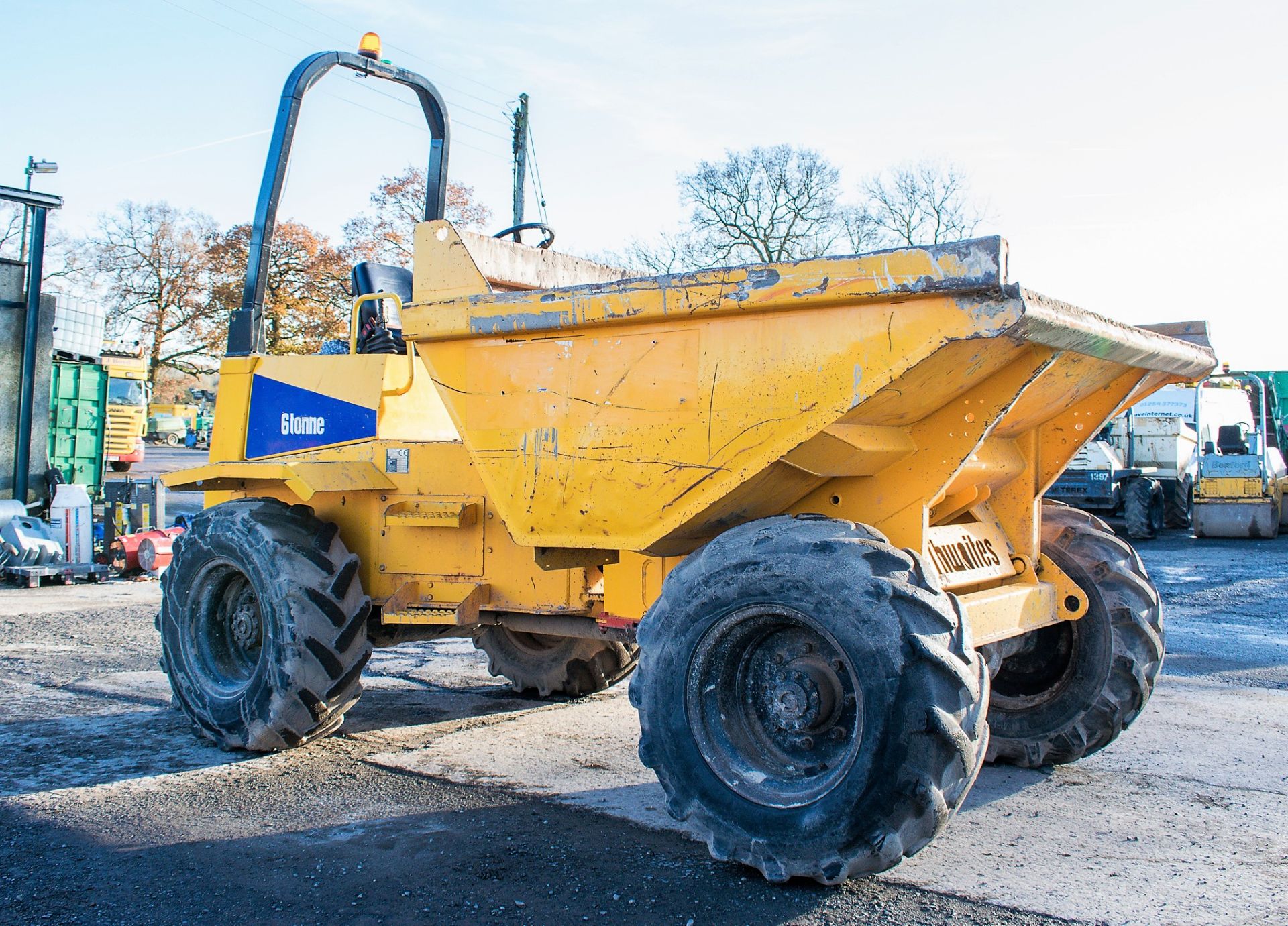 Thwaites 6 tonne straight skip dumper Year: 2005 S/N: 7A7406 Recorded Hours: 3674 1903 - Image 2 of 18