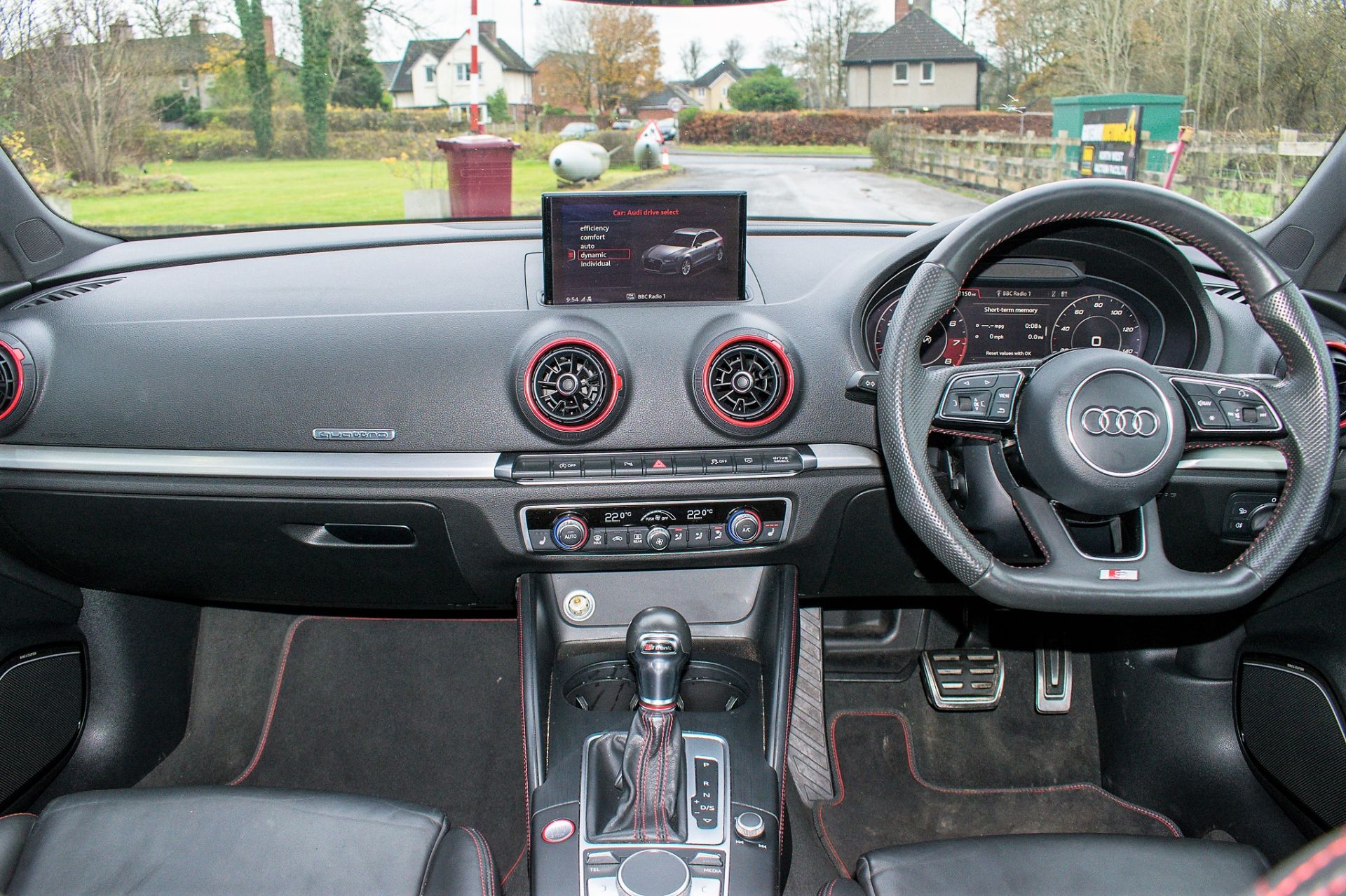 Audi S3 Black Edition 2.0 TFSi Quattro 5 door hatchback car Registration Number: LR67 FWP Date of - Image 21 of 27