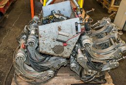 Pallet of fusion welding equipment as photographed