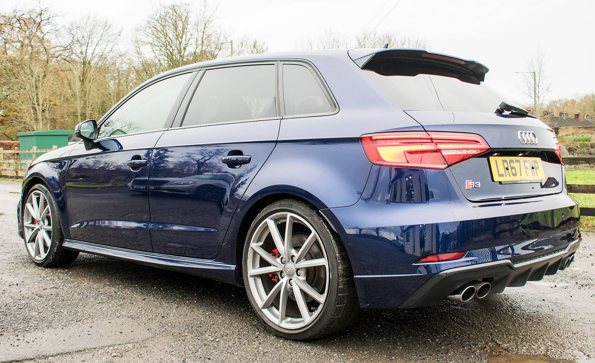 Audi S3 Black Edition 2.0 TFSi Quattro 5 door hatchback car Registration Number: LR67 FWP Date of - Image 2 of 27