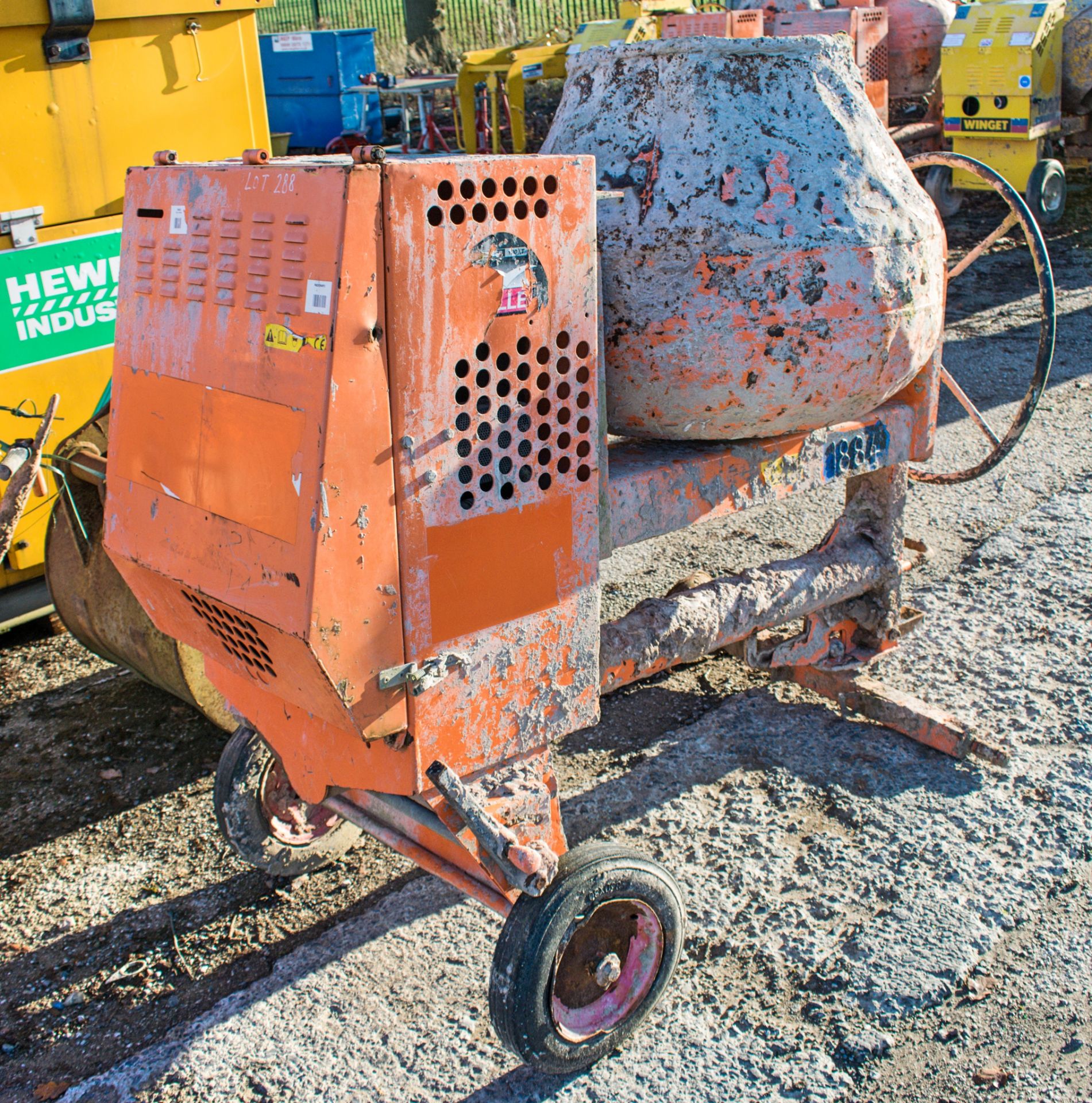 Belle 100XT diesel driven cement mixer 1884