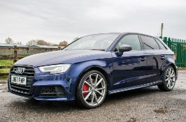 Audi S3 Black Edition 2.0 TFSi Quattro 5 door hatchback car Registration Number: LR67 FWP Date of