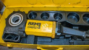 Rems Amigo 2 pipe threader drive unit c/w carry case